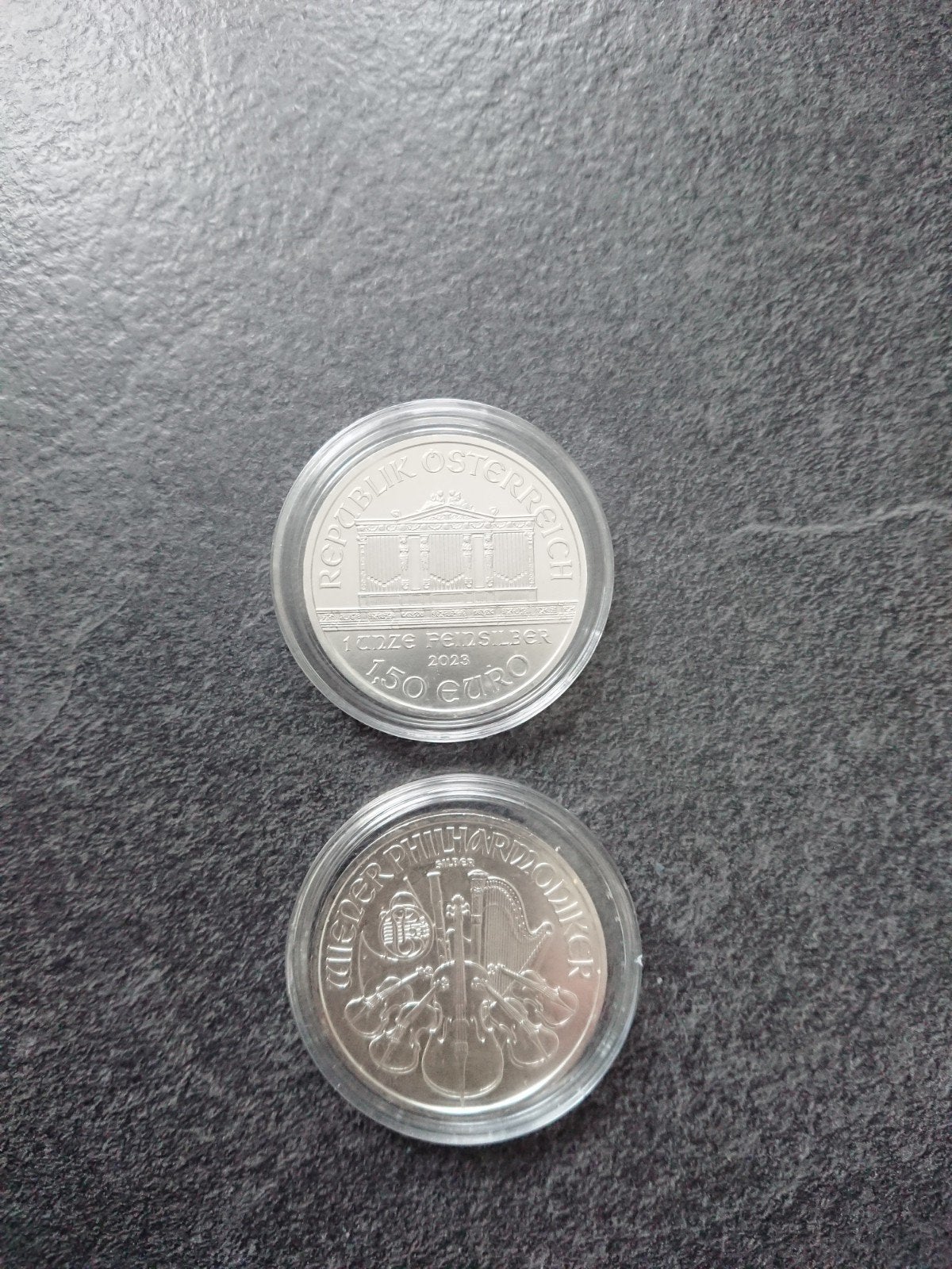 2 oz onces argent pur Philarmonique 2023, Timbres & Monnaies, Monnaies | Europe | Monnaies euro, Enlèvement, Argent