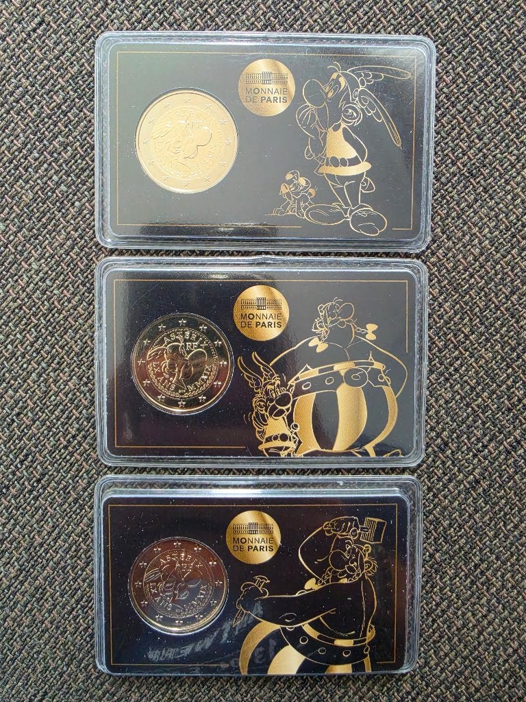 Pieces 2€ commemorative france asterix, Timbres & Monnaies, Enlèvement ou Envoi, France, 2 euros, Monnaie en vrac