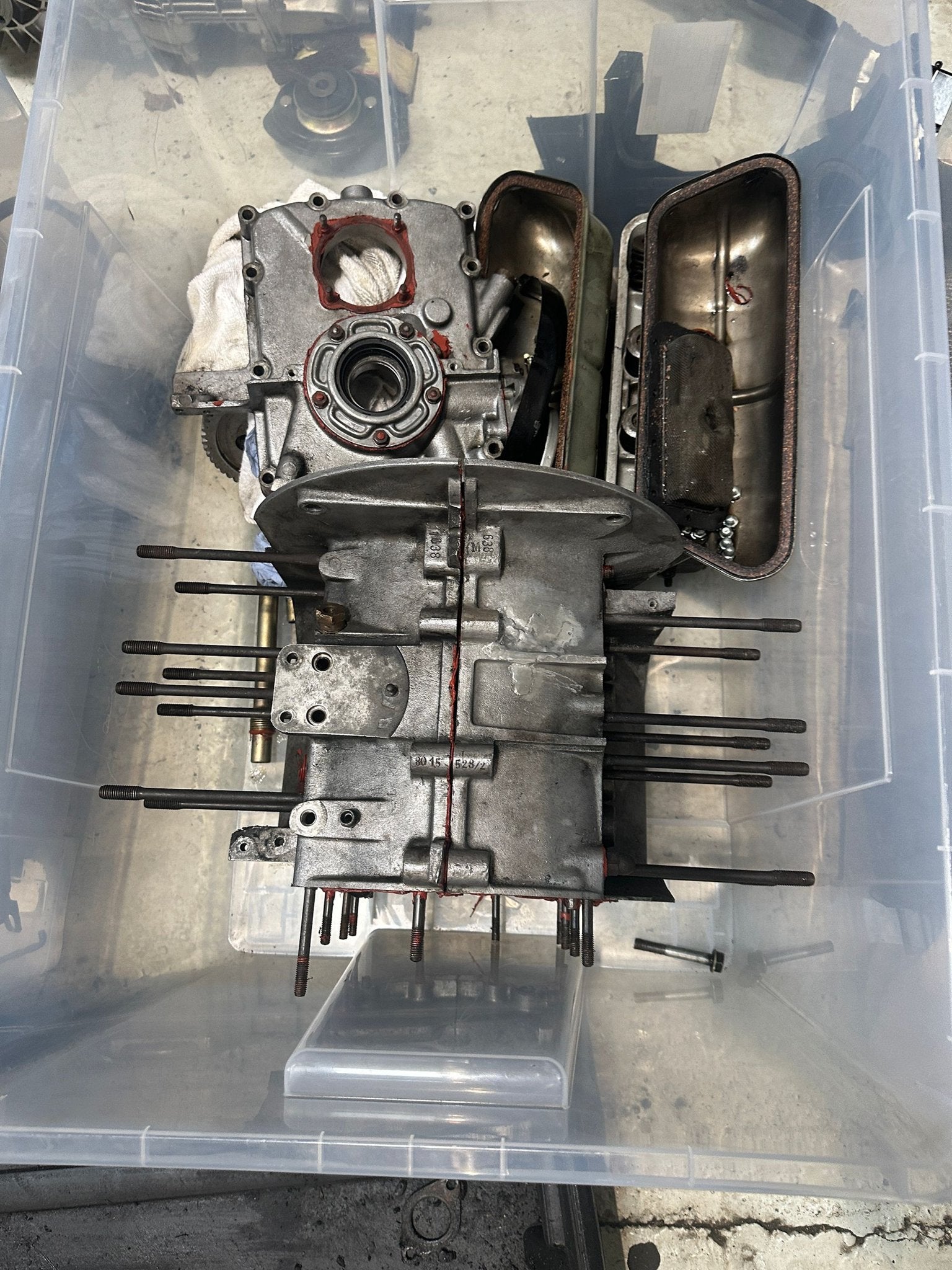 Porsche 1500s engine, Gebruikt, -, -, Ophalen of Verzenden
