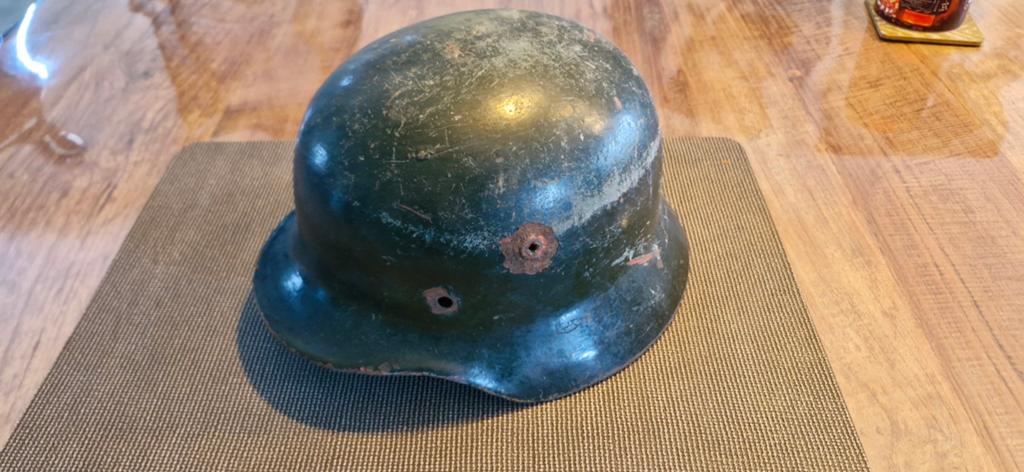 Originele Duitse Helm - WO2 - Stahlhelm, Ophalen of Verzenden