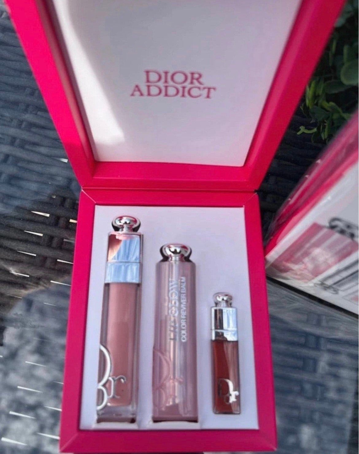 Dior coffret 3 gloss, Handtassen en Accessoires, Ophalen of Verzenden, Zo goed als nieuw