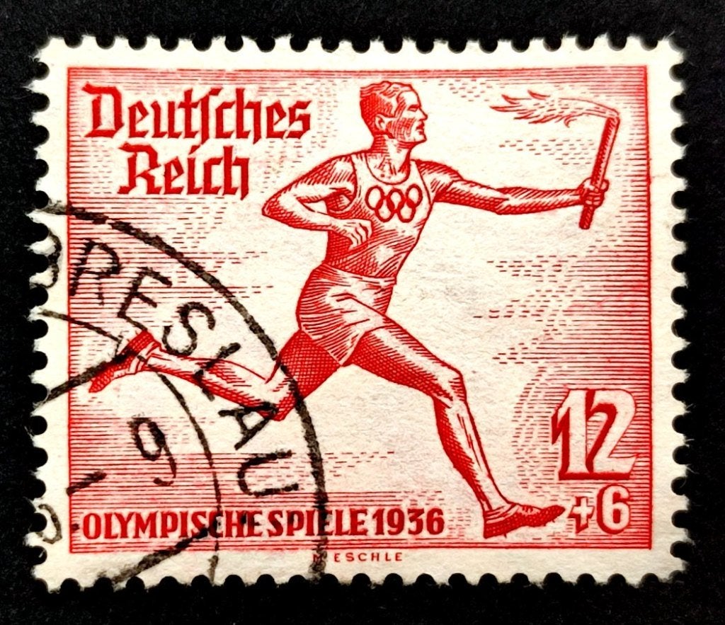 Dt.Reich: Olympische Sommer Spiele 1936, Ophalen of Verzenden, Overige periodes, Gestempeld