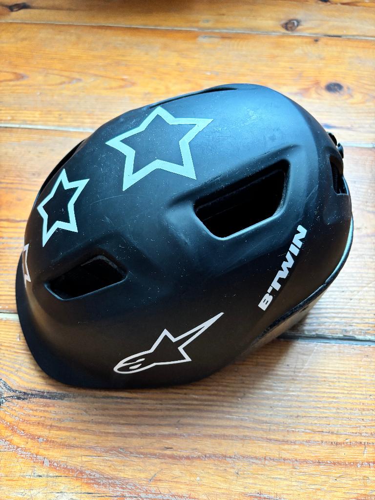 btwin helm maat L 59-63 cm voor fiets, scooter, Ophalen, Zo goed als nieuw, Décathlon, L