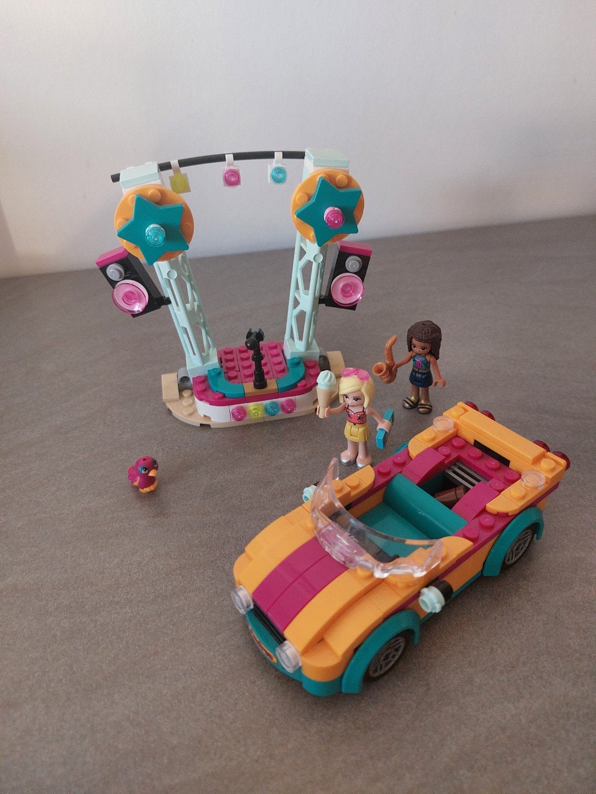 Lego Friends Andrea's auto en podium, Ophalen of Verzenden, Lego, Friends