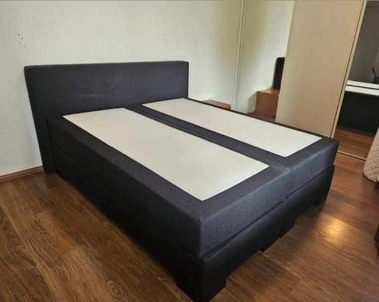 Bezorging is mogelijk 160x200 zgan compleet boxspring bed, Huis en Inrichting, Slaapkamer | Boxsprings, Tweepersoons, Ophalen of Verzenden