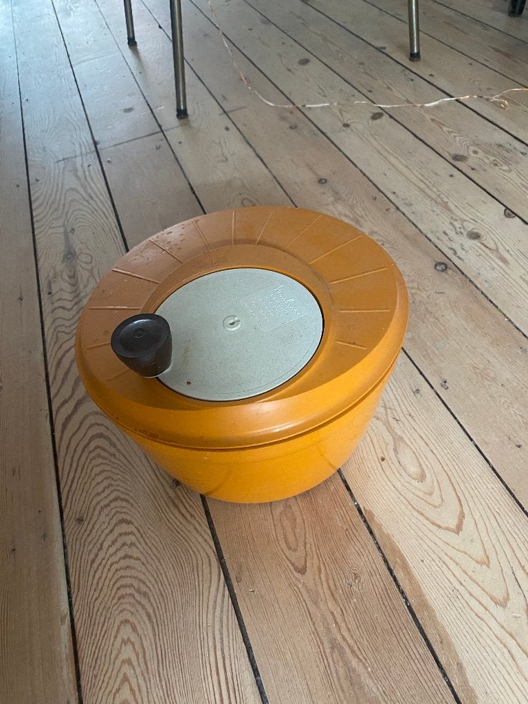 Essoreuse salade Moulinex vintage orange – Made in France, Maison & Meubles, Enlèvement, Orange