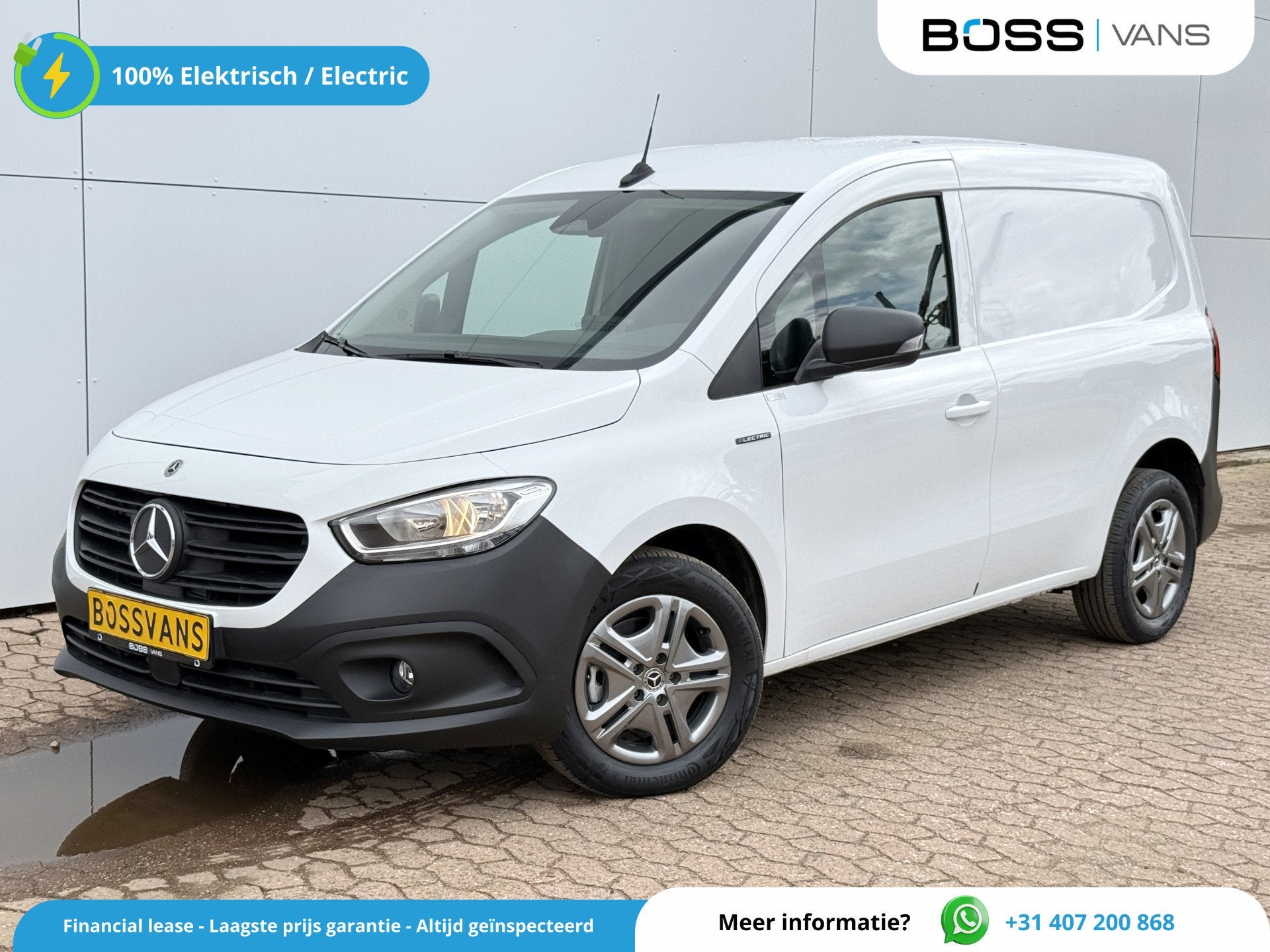 Mercedes-Benz eCitan Pro 51kWh 122PK Nieuw! L1 Elektrisch 30, Autos, Entreprise, 40 min, Entretenue par le concessionnaire, Noir