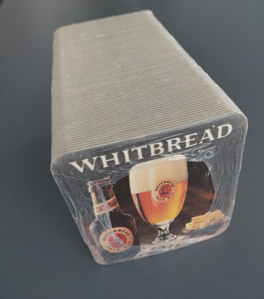 100  Cartons de Bière   WHITBREAD   10 X 9cm, Collections, Enlèvement, Neuf, Sous-bock, Autres marques