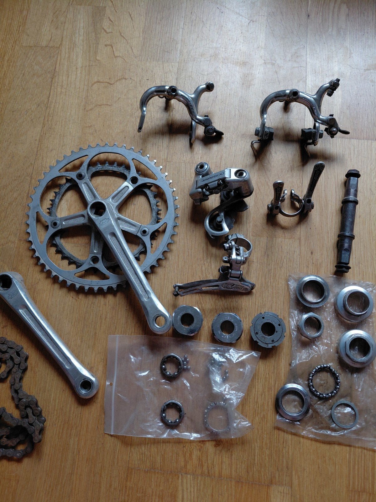 Shimano 600, Vélos & Vélomoteurs, Enlèvement ou Envoi, Utilisé, Shimano, Acier