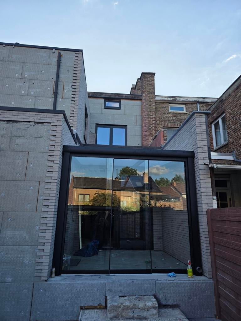 Glaspanelen en overkapping terras, veranda, Tuin en Terras, Overkappingen, Ophalen