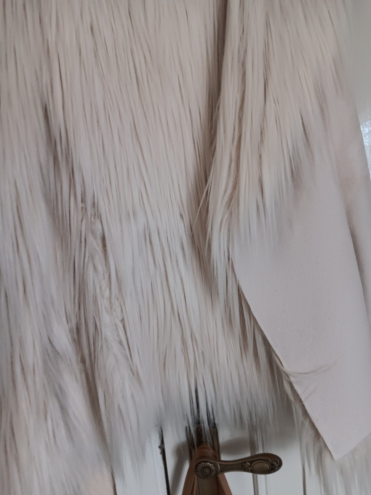 mouwloos vest.creme kleur., Kleding | Dames, Blouses en Tunieken, Ophalen, Beige, Maat 42/44 (L), Gedragen