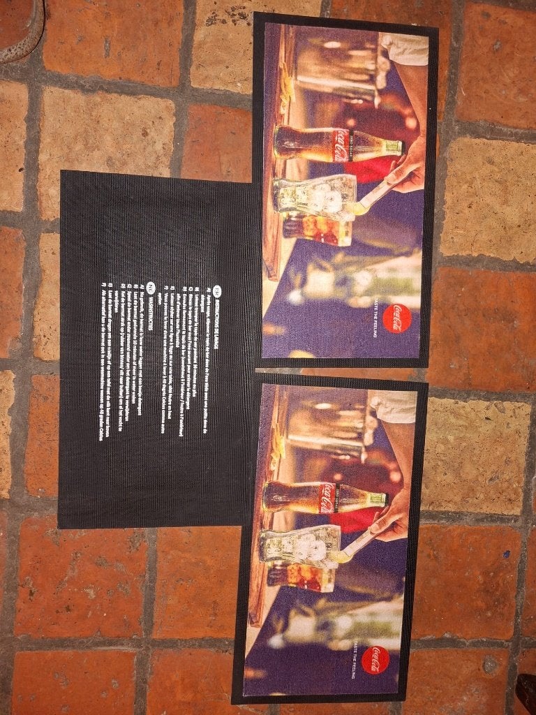 3 onderleggers reclame coca cola, Verzamelen, Ophalen of Verzenden, Nieuw, Overige typen