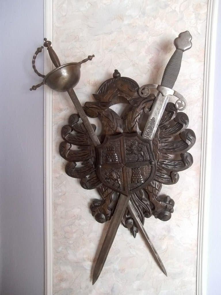 decoratieve zwaarden / wapenschild, Enlèvement
