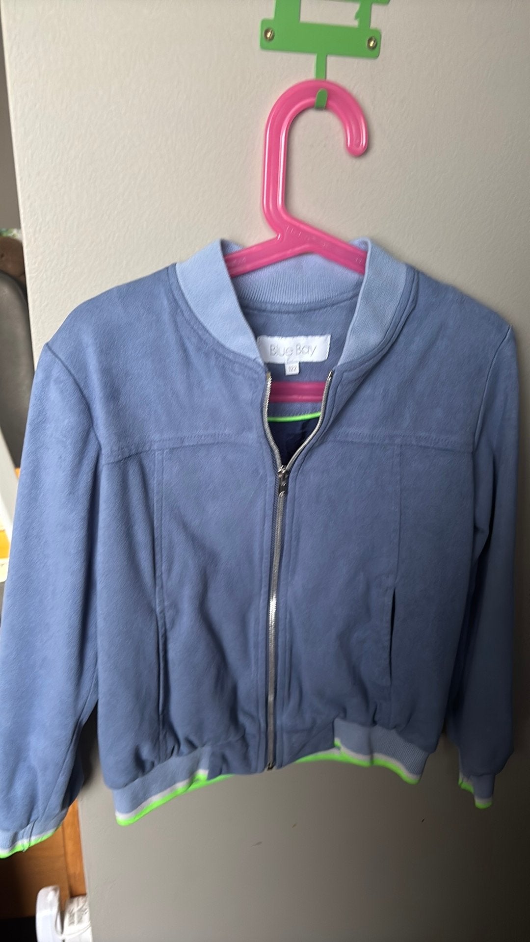 Jacker blue bay maat 122 - communiekleding, Kleding | Dames, Ophalen, Zo goed als nieuw, Blauw