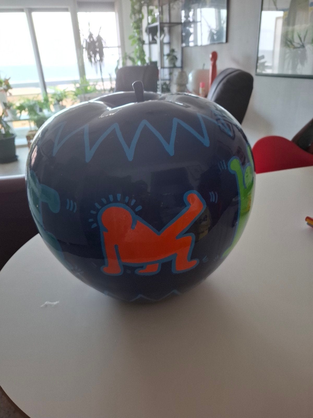 Bleu Apple van Hannes D'aese, Antiek en Kunst, Kunst | Designobjecten, Ophalen, Blauw