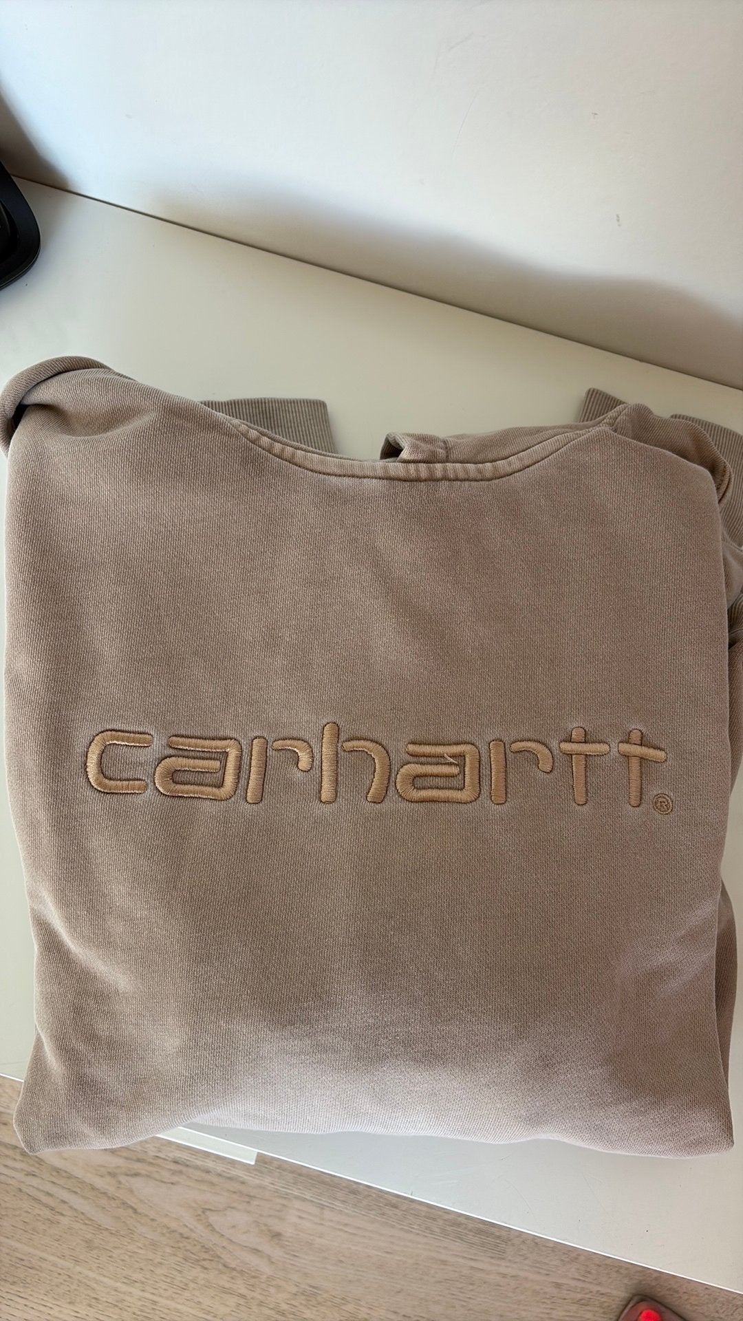 Pull à capuche Carhartt taille S, Vêtements | Hommes, Enlèvement ou Envoi, Porté, Taille 46 (S) ou plus petite, Beige