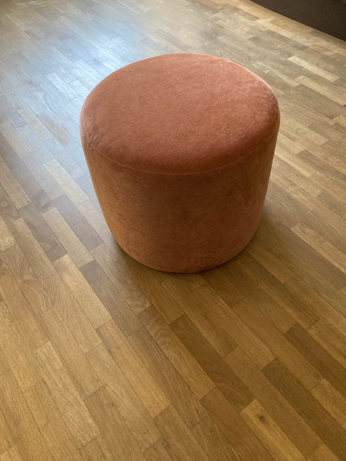 Poef fluweel Sofacompany, Huis en Inrichting, Ophalen, Zo goed als nieuw