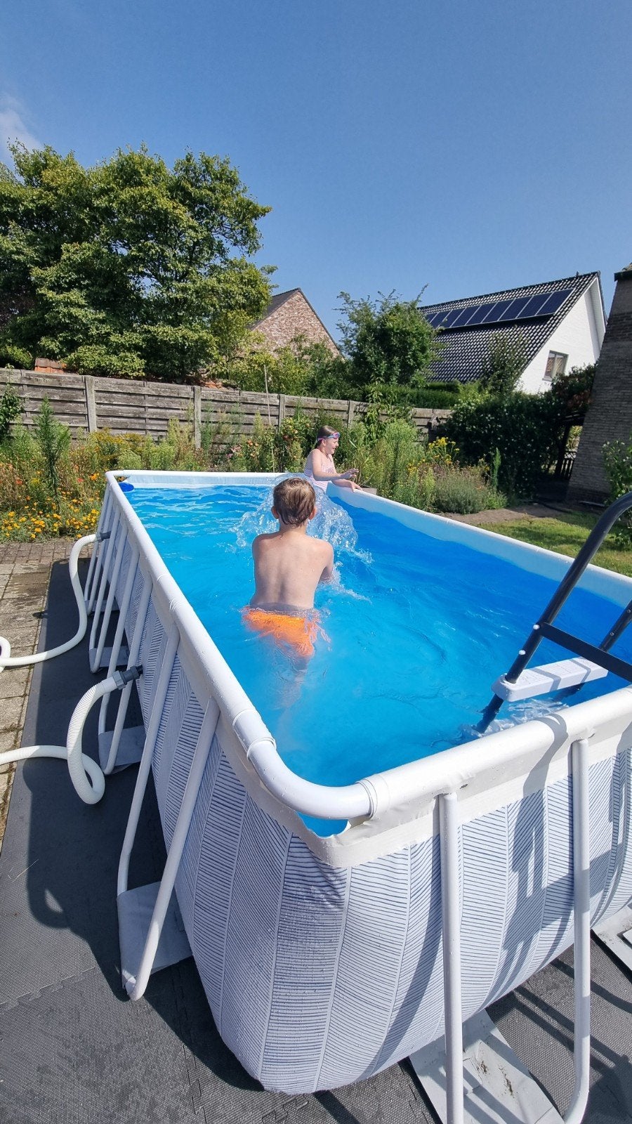 Intex zwembad met zandfilter en ladder, Ophalen
