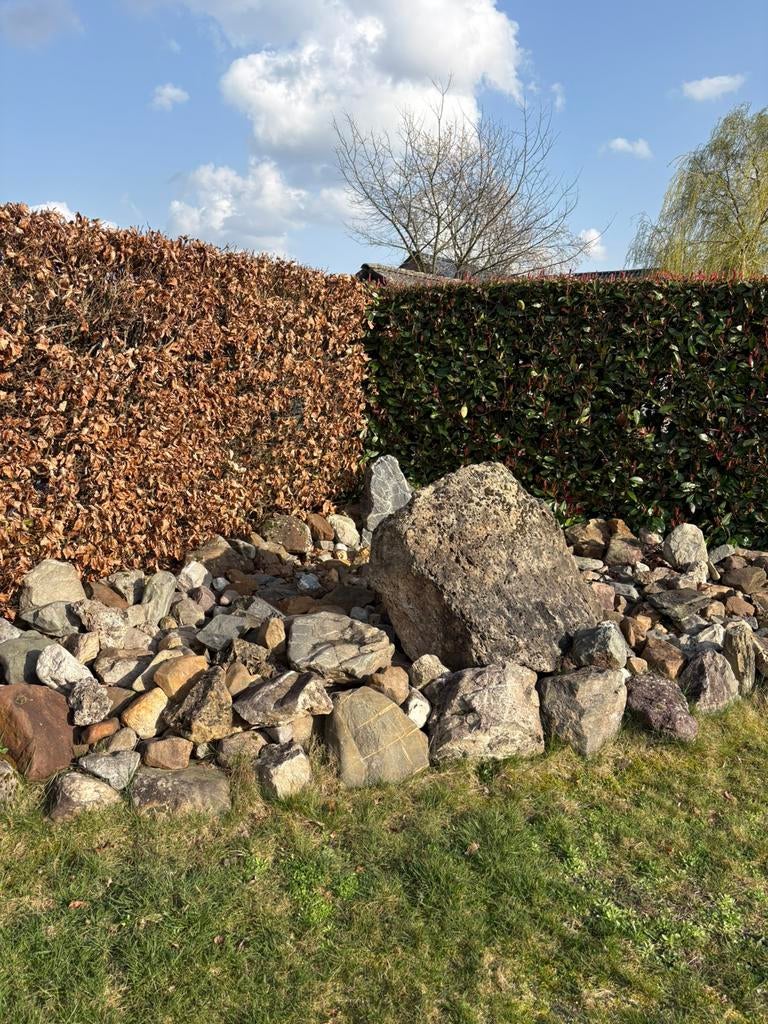 GRATIS Tuin- en sierkeien, Jardin & Terrasse, Gravier, Rochers & Caillasse, Comme neuf, Enlèvement