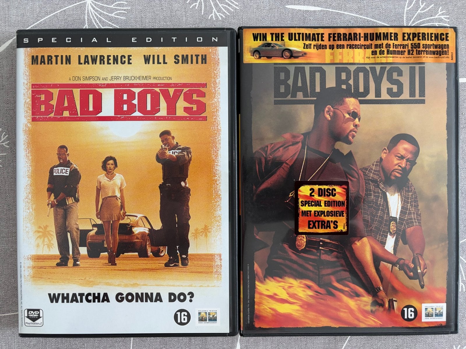 Bad Boys & Bad Boys II 2 disc special edition bundel DVD, CD & DVD, DVD | Action, Enlèvement ou Envoi, Utilisé