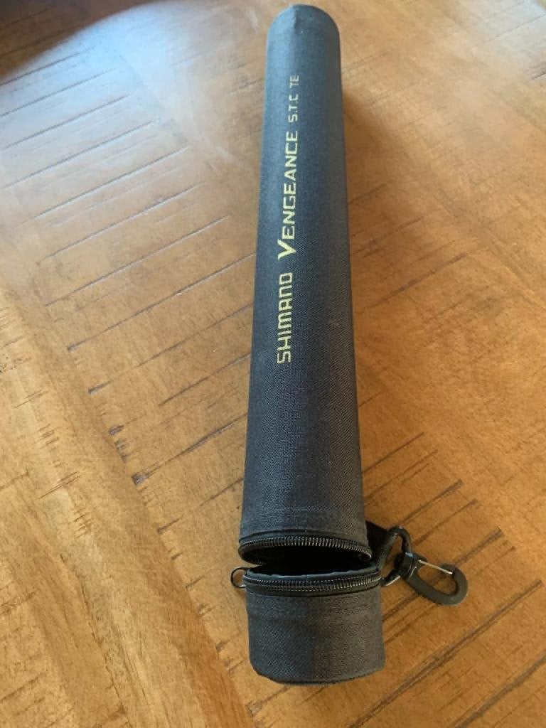 Opbergkoker / hengelkoker (48 cm)Shimano Vengeance S.T.C, Ophalen of Verzenden, Zo goed als nieuw, Overige typen