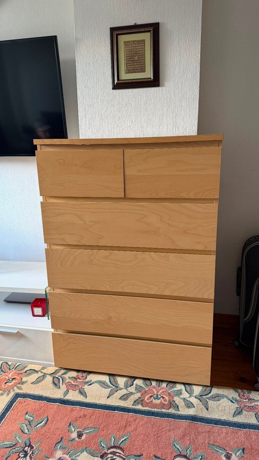 ladekast, Ophalen