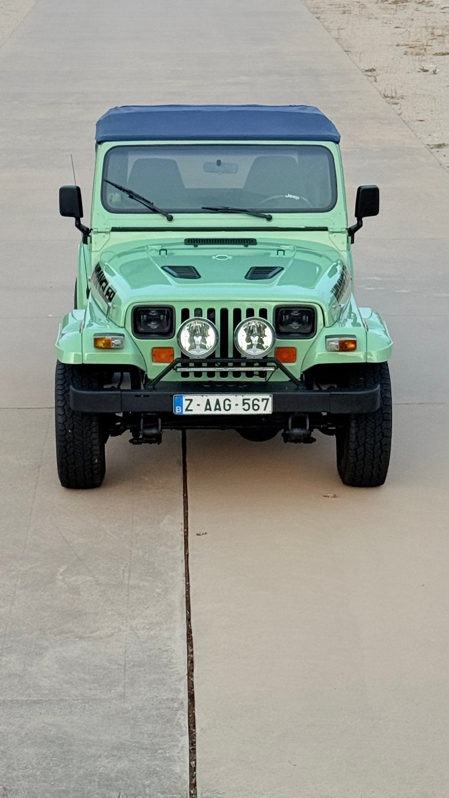 Jeep wrangler 2.5i Oldtimer, Auto's, Bedrijf, Wrangler, SUV of Terreinwagen, Te koop