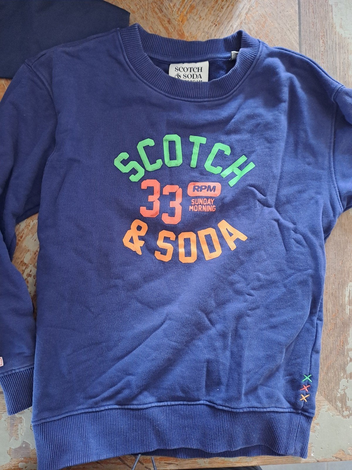 trui scotch and soda maat 128, Kinderen en Baby's, Kinderkleding | Maat 110, Ophalen