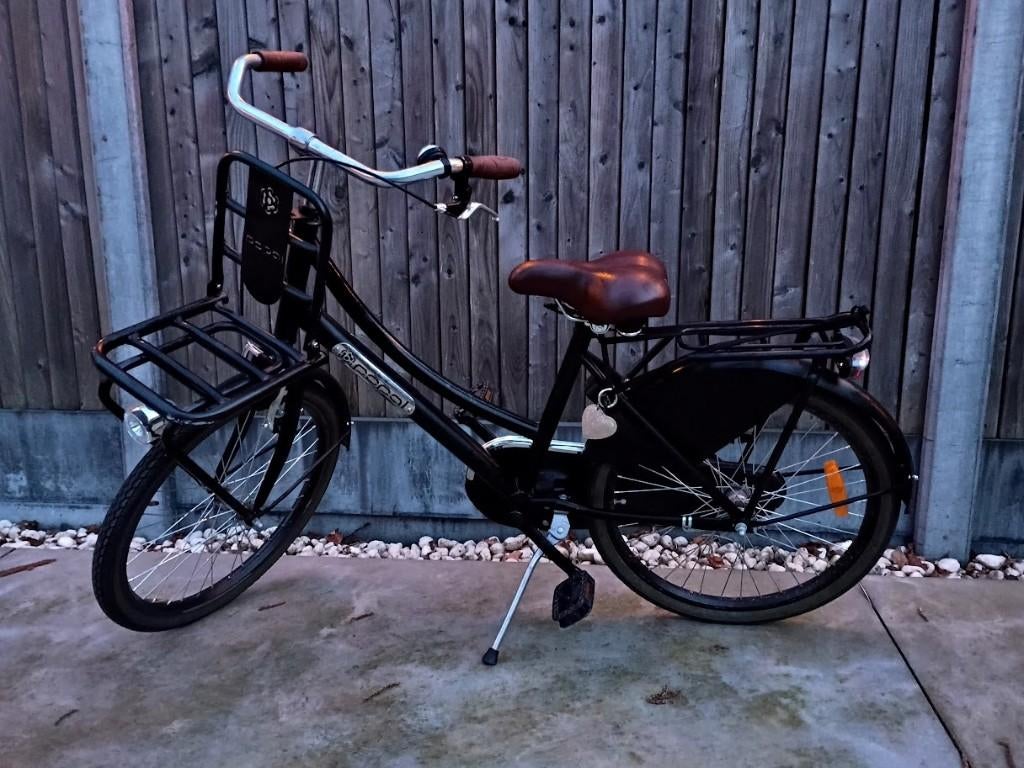 Popal meisjesfiets, Fietsen en Brommers, Ophalen, Zo goed als nieuw, 22 inch, Popal
