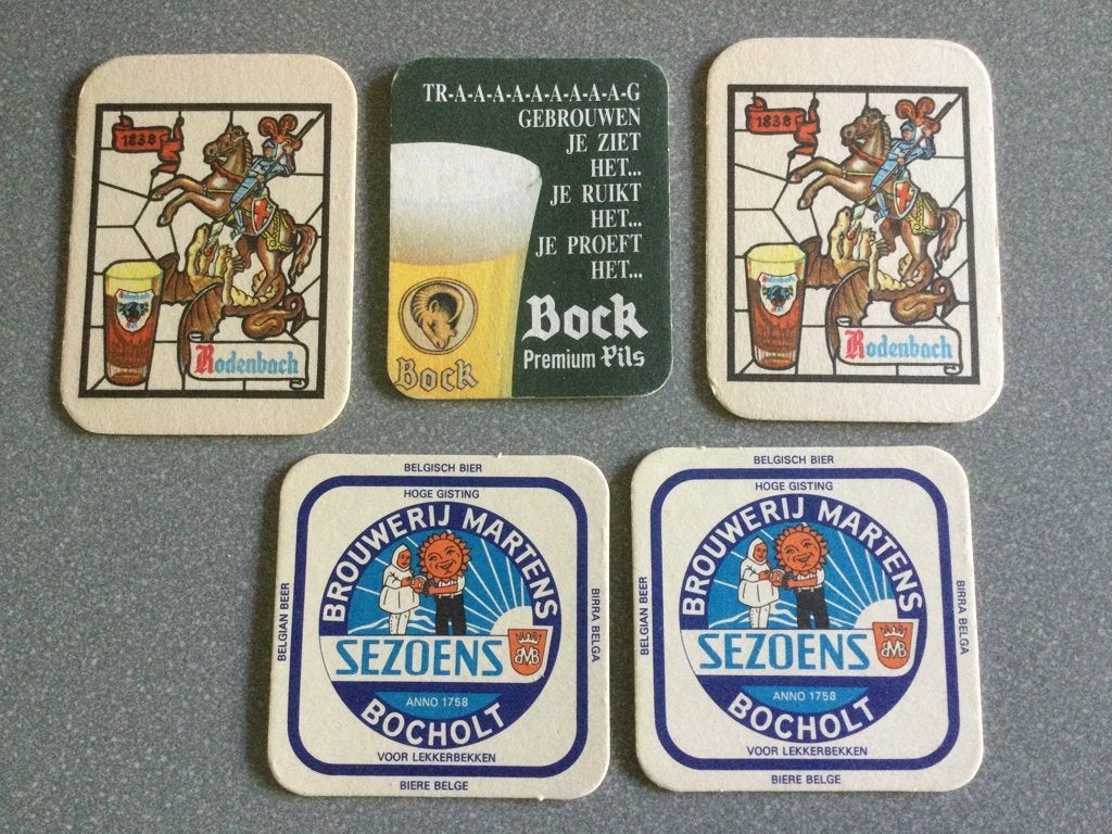 Oude bierviltjes Brouwerij Martens Bocholt, Ophalen of Verzenden, Nieuw, Viltje(s)