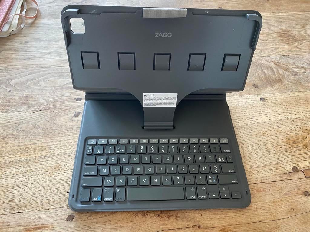 Zagg Messenger Folio 2 Apple iPad toetsenbordhoes, Bescherming voor- en achterkant, Zo goed als nieuw, Apple iPad 10.2 inch (2021)