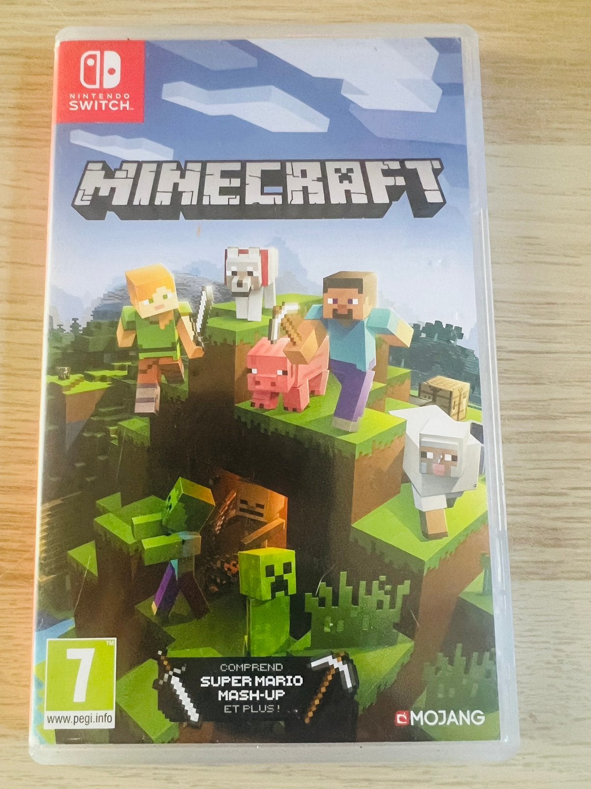 Jeu Nintendo switch 1 : Minecraft, Enlèvement, Comme neuf