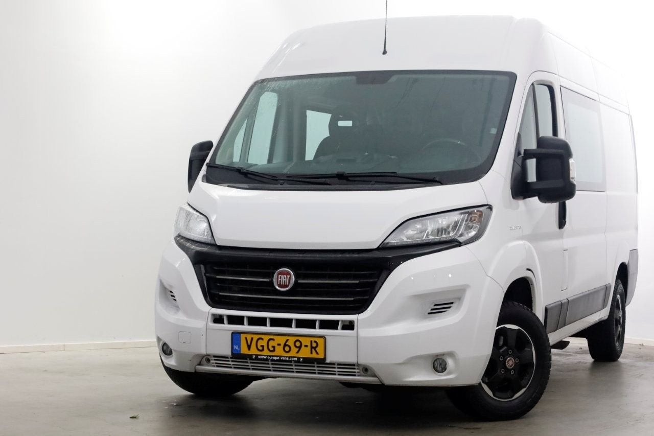 Fiat Ducato 30 2.3 MultiJet L2H2 120pk D.C. Airco/Navi/Camer, Auto's, Electronic Stability Program (ESP), Wit, Bedrijf, 242 g/km