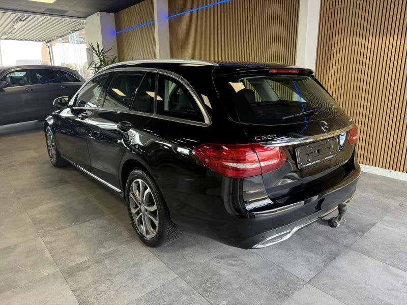 Mercedes-Benz C-Klasse 4 matic-trekhaak-led-navi-avantgarde, Automaat, Zwart, 184 pk, Bedrijf
