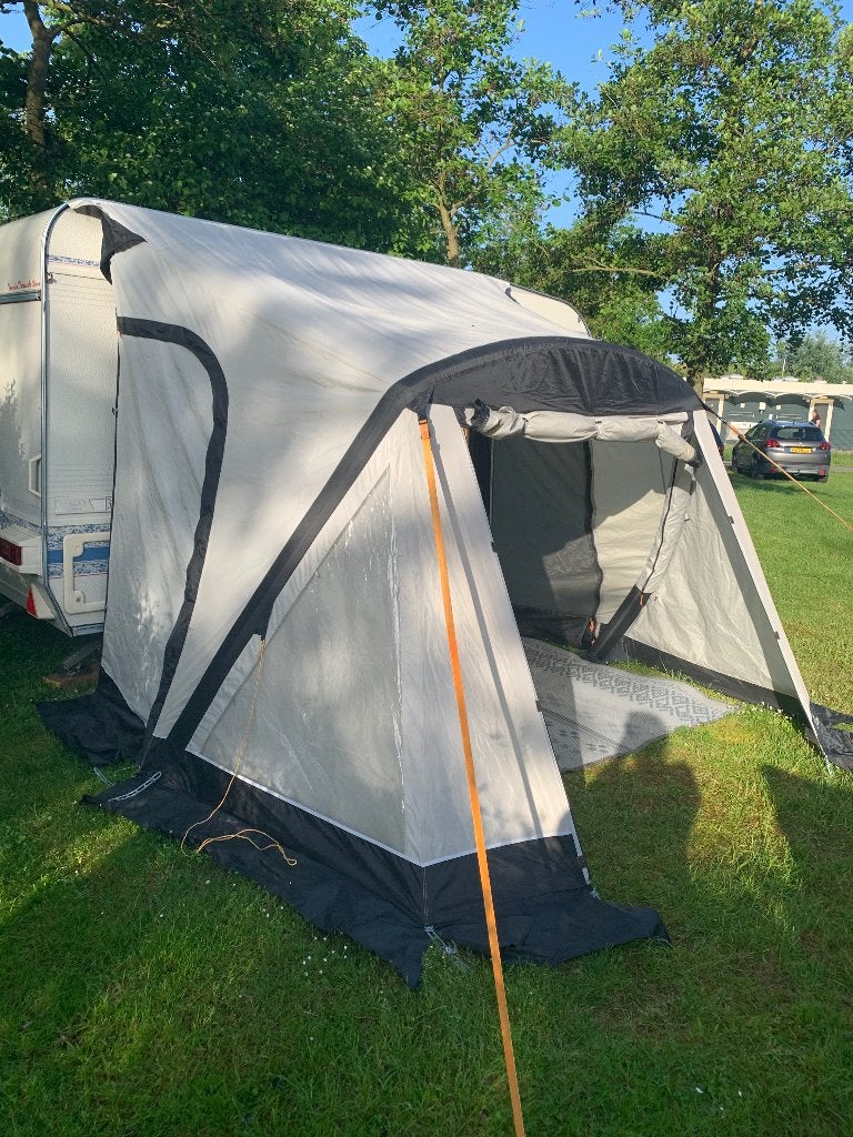 Opblaasbare voortent caravan, Caravans en Kamperen, Voortenten en Luifels, Ophalen, Gebruikt, Overige merken