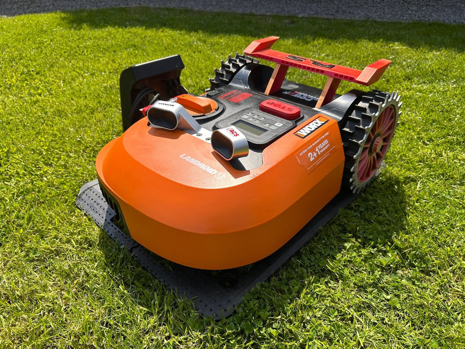 Worx Accu Robotmaaier Landroid M700, Enlèvement ou Envoi, Utilisé, Moins de 30 cm, Tondeuses à gazon sur batterie