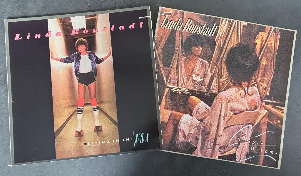 LINDA RONSTADT - Simple dreams & Living in the USA ( 2 LPs ), Envoi
