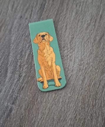 Magnetic bookmark golden retriever, Enlèvement ou Envoi, Neuf, Animal