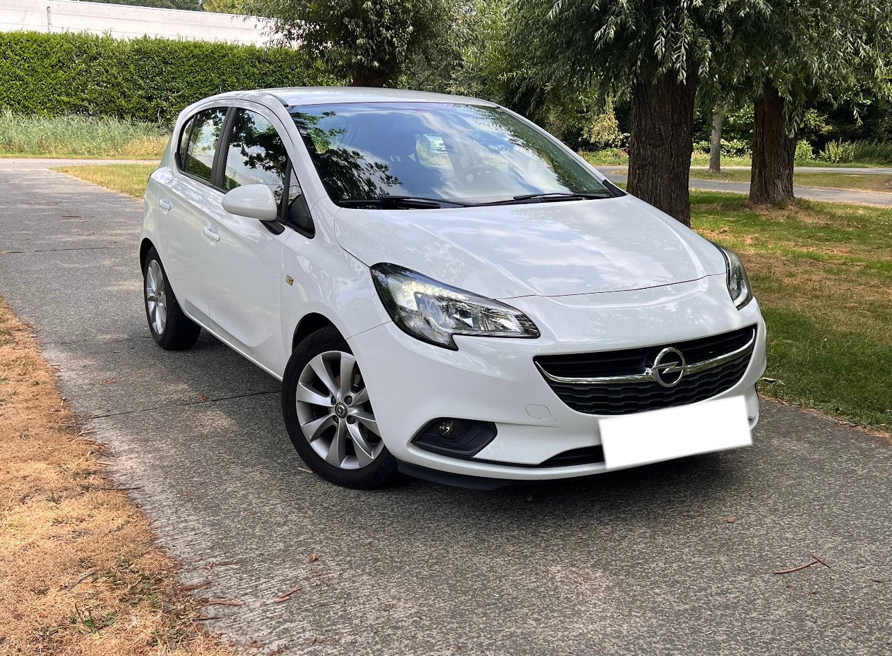 Opel Corsa 1.2 Benzine Full Option 2018, Auto's, Opel, Voorwielaandrijving, Stof, Wit, 5 deurs