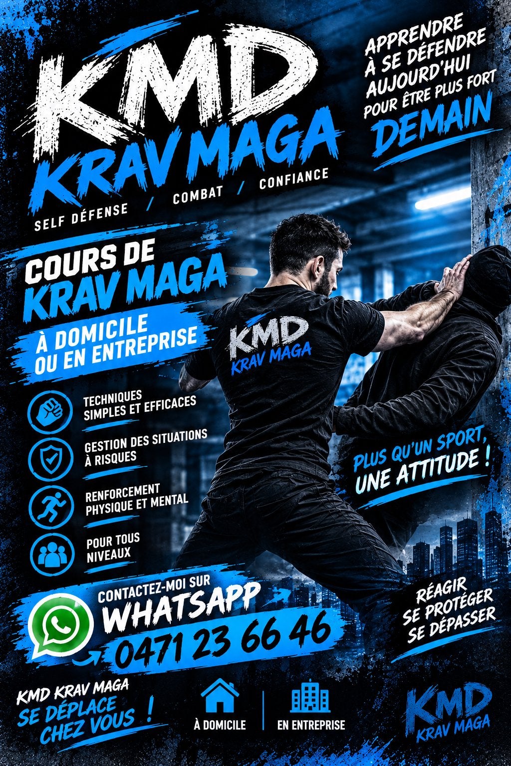 Cours De Krav Maga ( VIP) A Domicile, Enlèvement