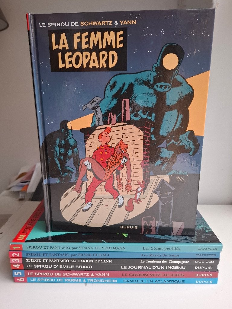 SPIROU ET FANTASIO VU PAR..TOMES 1 à 7 TBE EO/REEd, Livres, Série complète ou Série, Enlèvement ou Envoi, Comme neuf