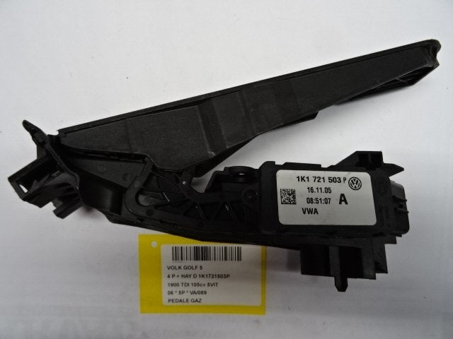 GASPEDAAL Volkswagen Golf V (1K1) (1K1721503P), Gebruikt, Volkswagen