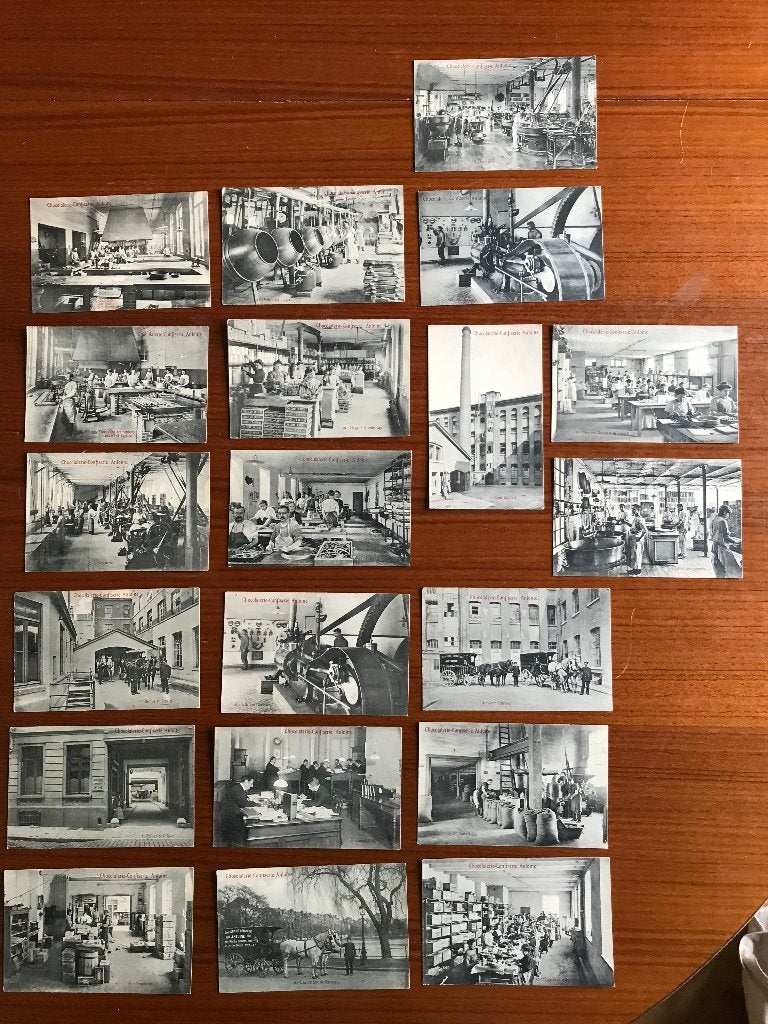 Postkaarten set van 20 chocolaterie confiserie Antoine, Verzamelen, Ophalen of Verzenden