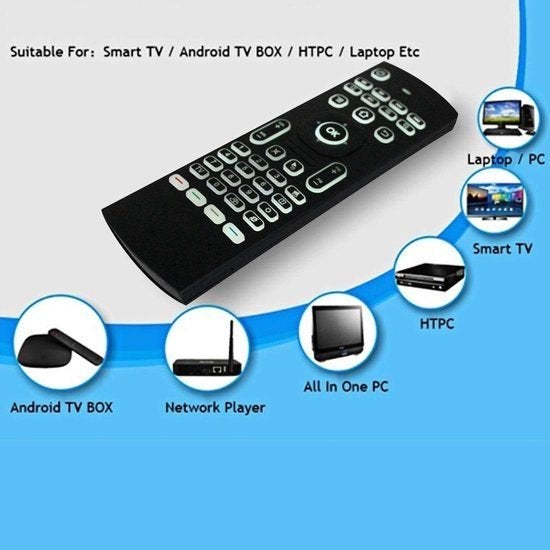 MX3 Air Mouse, Computers en Software, Muizen, Gebruikt, Overige typen, Draadloos, Toetsenbord en muis-set, Ophalen