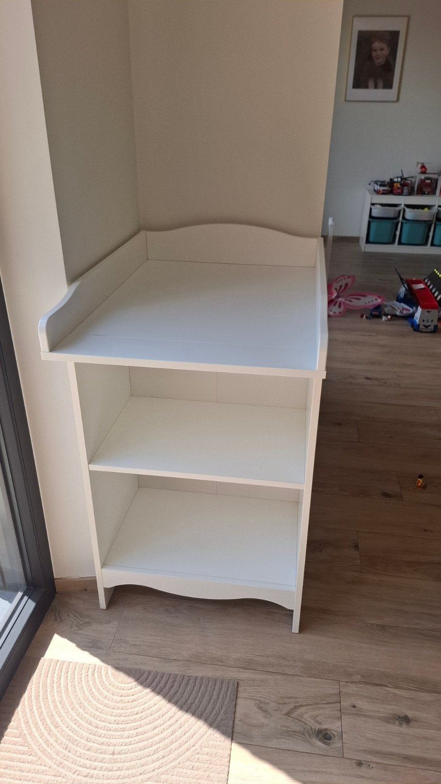 verzorgingstafel Ikea, Kinderen en Baby's, Ophalen, Minder dan 75 cm, 70 cm of meer, Zo goed als nieuw