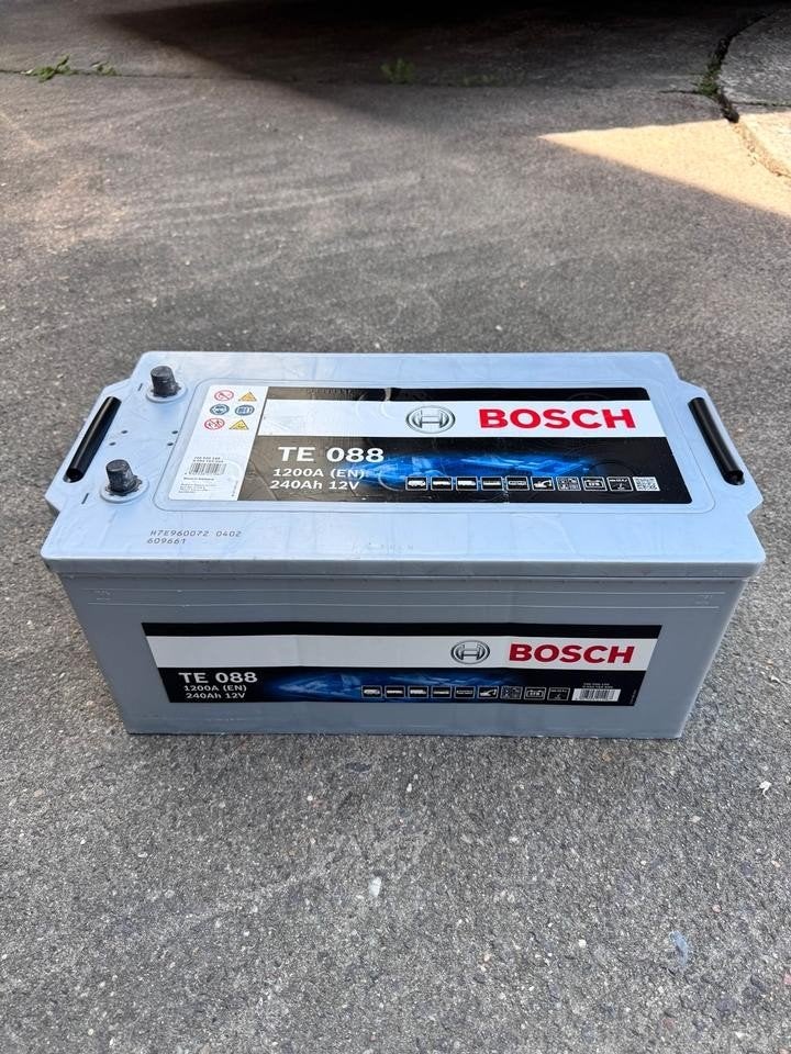 Bosch TE 088 — batterie puissante 12 V 240 Ah, Enlèvement ou Envoi, Utilisé