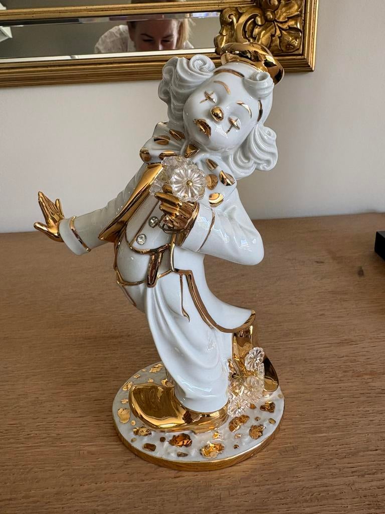 Swarovski porselijnen beeldje in perfecte staat, Verzamelen, Swarovski, Ophalen, Zo goed als nieuw