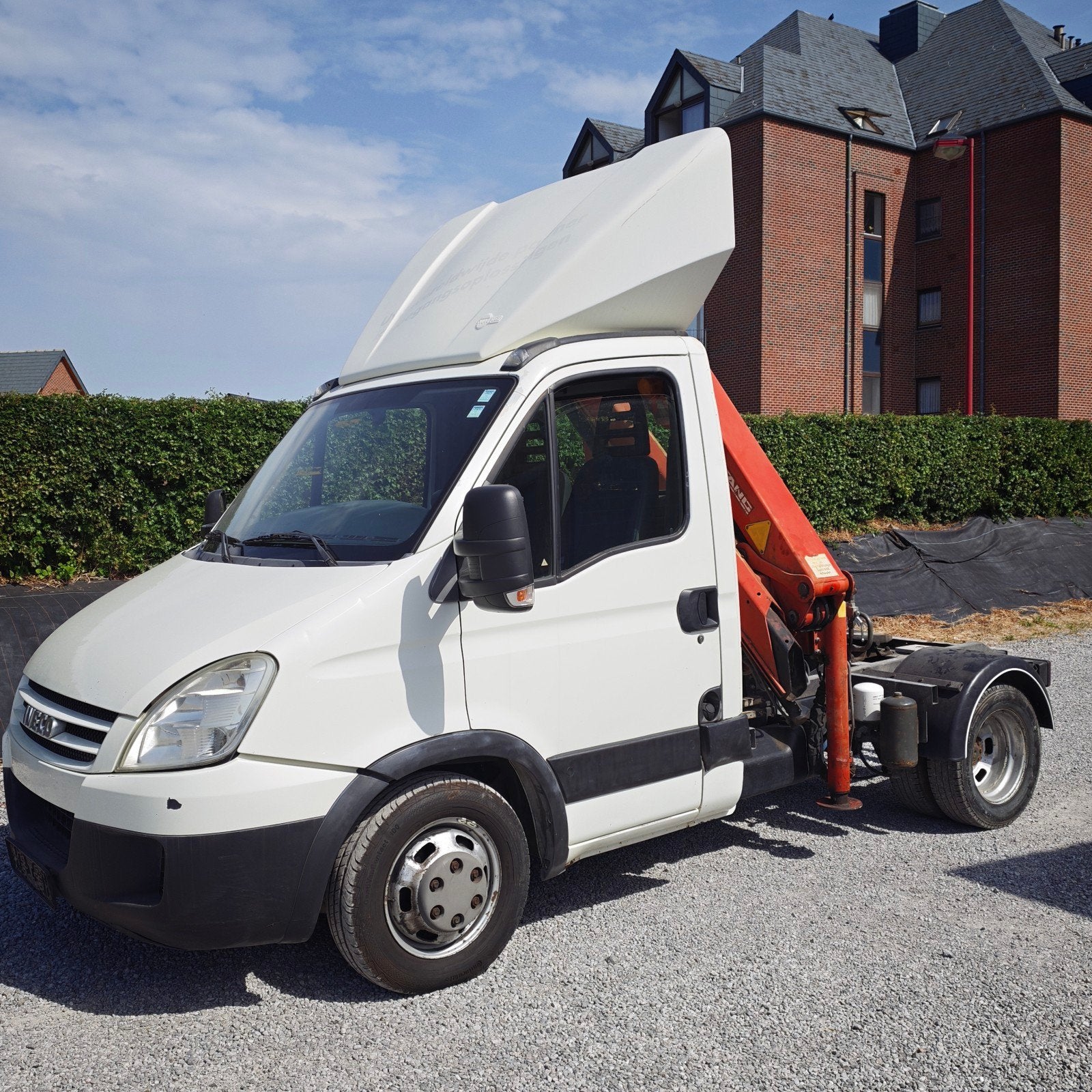 Iveco 35c15 +Kraan+Kiep+Trailer, Auto's, Bestelwagens en Lichte vracht, Particulier, Centrale vergrendeling, Iveco, Diesel, Euro 4