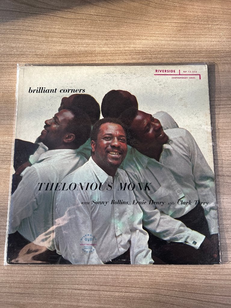 THELONIOUS MONK - BRILLIANT CORNERS(RIVERSIDE, EDITION 196?), CD & DVD, Vinyles | Jazz & Blues, Utilisé, Housse de protection extérieure