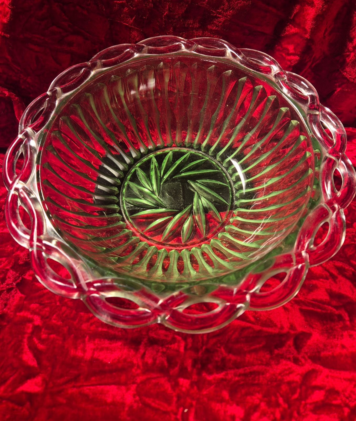 Coupe à fruits art déco vintage, Enlèvement